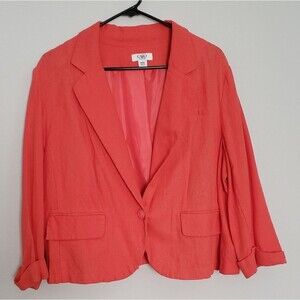 Cato Linen Blend Pant Suit Size 16P